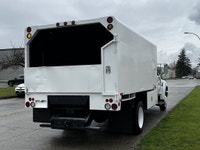 2013 Ford F-650 Superduty Supercab Chipper Dump Truck 5403hrs PTO Hydraulic Brakes Pintle Trailer Hi... (image 9)