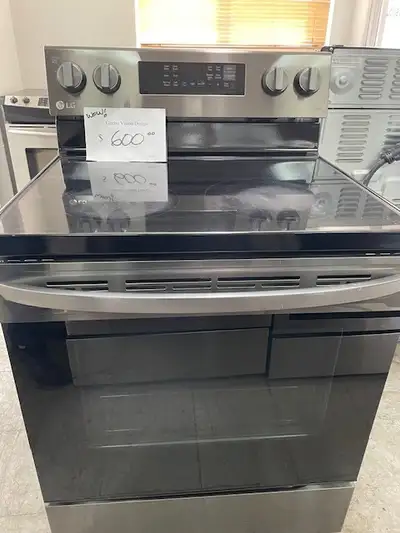 Cuisinière stainless fumé LG, View more