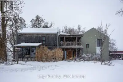 Step inside this meticulously crafted home on 150 acres, centrally located between Meaford, Grey Hig...