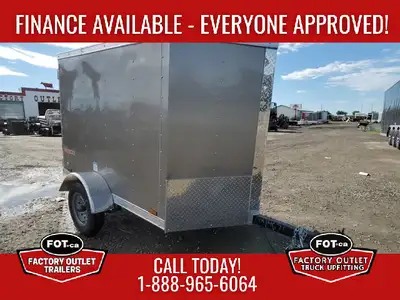 Welcome to Factory Outlet Trailers! NEW Cargo Mate E-Series 4x6ft Enclosed Trailer by Forest River -...