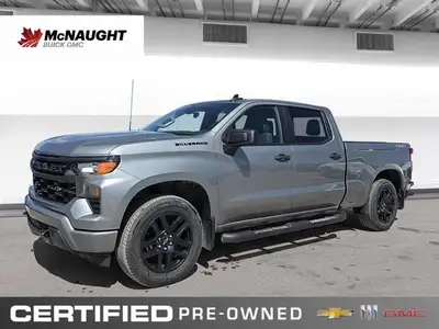 This 2024 Chevrolet Silverado 1500 Custom is powered by a capable 2.7L turbocharged I4 engine paired...
