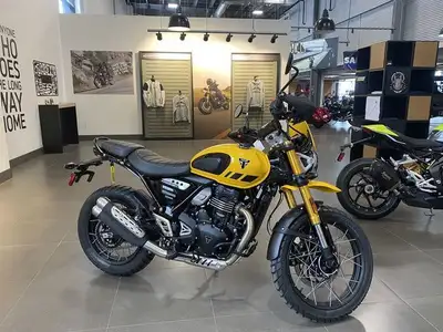 Welcome to Rallye Motoplex & Marine. Rates as low as 0% on select models ! 2026 Triumph Scrambler 40...