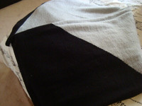 KING SIZE HAND KNITTED  BED SPREAD OR  BLANKET ''NEW''