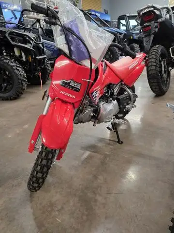 2025 HONDA CRF50FS TRAIL EXTREME RED $500 Rebate! Financing and Accessories Available! Call Kirk or...