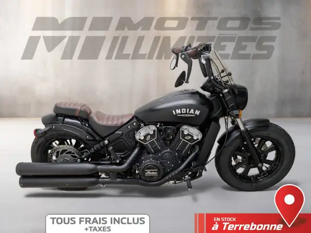 2019 INDIAN Scout Bobber ABS in Street, Cruisers & Choppers in Laval / North Shore - Image 2