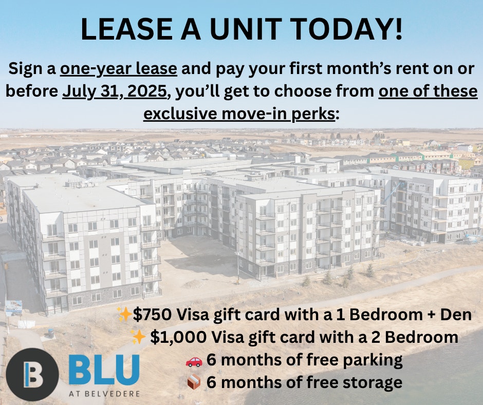 Blu at Belvedere – Lease Now! **699 Security Deposit Promo 3