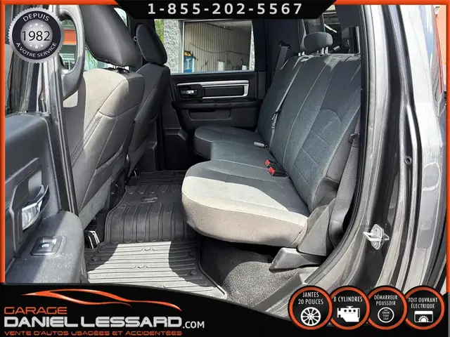 Ram 1500 Classic WARLOCK 4 X 4 CREW CAB BTE 5.7 PIEDS, HEMI 2022 in Cars & Trucks in St-Georges-de-Beauce - Image 41