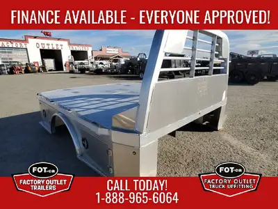 NEW 8ft6in x 97in Skirted Aluminum Truck Deck from CM Truck Beds - 8ft6in Long x 97in Wide - 56in Ca...