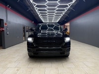 The 2019 Ram 1500 Sport 4x4 Quad Cab in a majestic black on black configuration exemplifies power, s... (image 2)