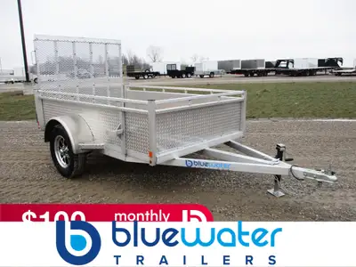 Canadian Mennonite Built Single Axle Aluminum Utility Trailer is $4,580.00 or $91.59/month! Ord: E19...