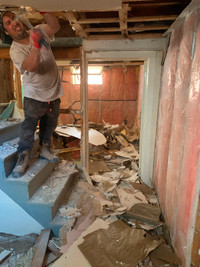 Demolition and removal crew
