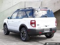 2023 Ford Bronco Sport Outer Banks! One owner, No accidents. White exterior over a Brown/Black inter... (image 2)