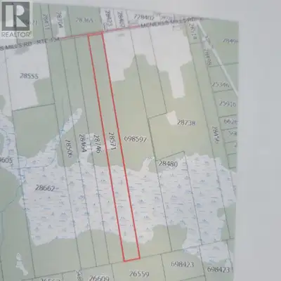 A combination of Wooded land and Water way at back of property on Rt. 134 located in McNeill Mills ....