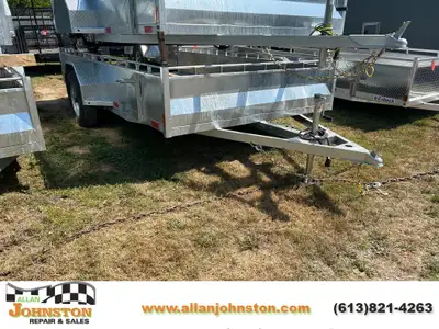 Welcome to Allan Johnston Repair & Sales 7x12 single axle galvanized utility trailer with 5200lb axl...