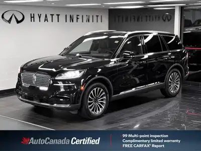 Only 11,721 KMS! This Lincoln Aviator delivers a Twin Turbo Premium Unleaded V-6 3.0 L/183 engine po...