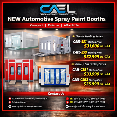 New CAEL Automotive Spray Paint Booths – Certified &Warranty &Finance 31,600 CAEL Automotive Spray P...