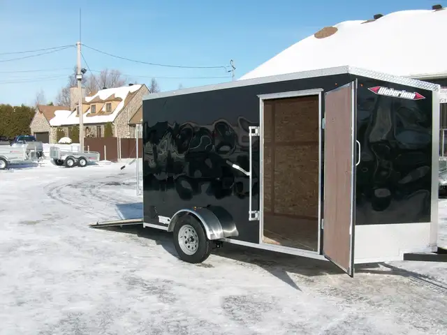 2025 Weberlane 6' X 12' 1 ESSIEUX RAMPE V-NOSE VTT MOTO TRACTEUR in Cargo & Utility Trailers in Laval / North Shore - Image 10