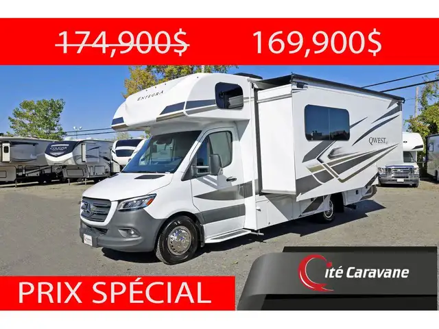 2024 Entegra Coach Qwest SE 24L + Moteur Mercedes Diesel in RVs & Motorhomes in Laval / North Shore - Image 2