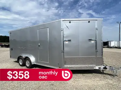 Lightning Aluminum Enclosed Snowmobile Trailer is $17,235.00 or $344.66/month! Ord: 141438 - Ser: 5N...