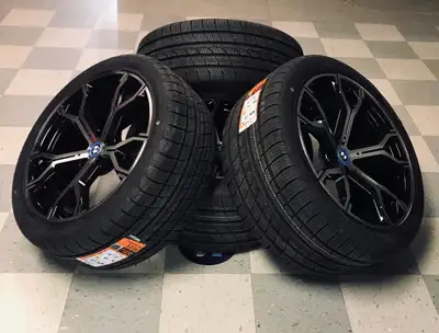 New set of staggered 20" BMW X5 wheels and tires BMW X6 tires and wheels Tires 315/35R20 tires REAR...