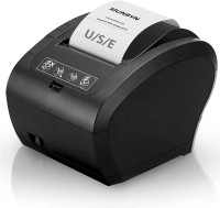 MUNBYN Receipt Printer 80mm with USB Serial LAN Port,