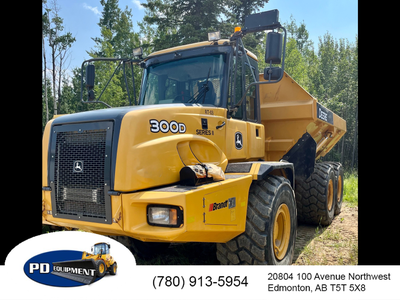 2015 John Deere 300D Articulated Dump Truck(s) CHOICE OF TWO UNITS Enclosed air conditioned cab, Hea...