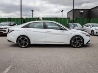 Recent Arrival! Odometer is 26705 kilometers below market average! Polar White 2023 Hyundai Elantra... (image 3)