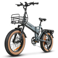 1000W Fat Tire Folding Ebike 45km/h 120km Range Free Shipping