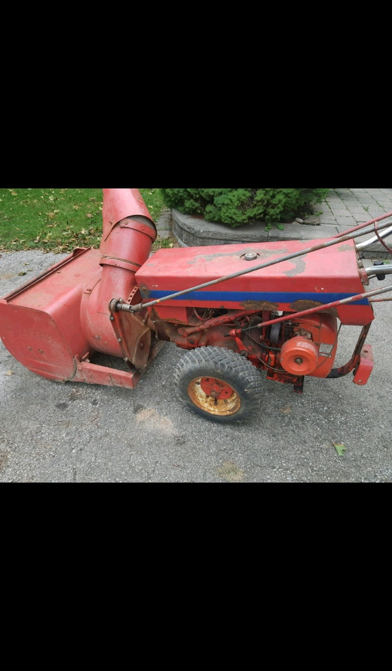 Used, Gravely 5260 2 wheel walk behind tractor with snowblower 
 for sale  
