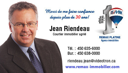 Jean Riendeau Courtier Immobilier Agréé chez Remax Platine dans Maisons à vendre  à Longueuil/Rive Sud