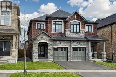 Welcome to this stunning, newly built semidetached in a highly sought-after Whitby subdivision, perf...