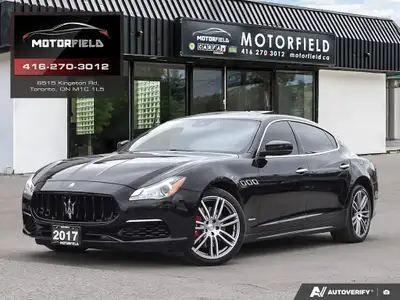 Gorgeous Quattroporte S Q4 GranLusso Finished in Nero (Black) Exterior Paint w/ Rosso (Red) Leather...
