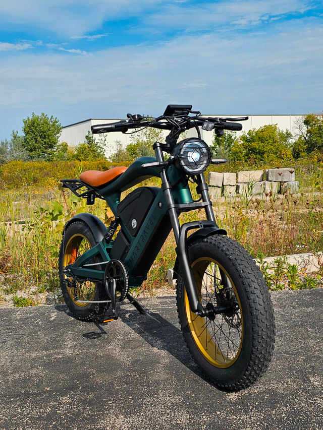 1500W Retro Ebike 55km/h - Smart Electric Bike GPS - Financing in eBike in London - Image 4