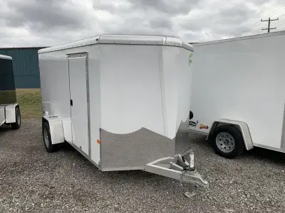 Neo NAV-R Premium All-Aluminum 6'x12' Enclosed Trailer now available at Miska Trailers - Loaded with...