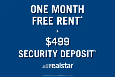 1 bedroom apartment  in Airdrie with Great Incentives!