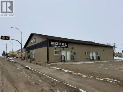 Turn Key Motel Located in Pouce Coupe along highway 2 between Dawson Creek and Grande Prairie. Build...