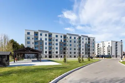Welcome to Kingstown Commons - brand new main floor luxury condo for lease with private garage & a p...
