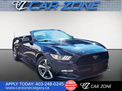 Experience the thrill of the open road in this stunning black on black 2017 Ford Mustang 2-door conv...