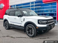 Clean CarFax Report! Very Low Kilometers! Oxford White 2025 Ford Bronco Sport Outer Banks 4X4, 8-Spe... (image 7)