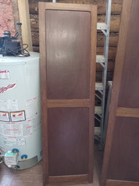 REDUCED! 2 antique wardrobe wood doors