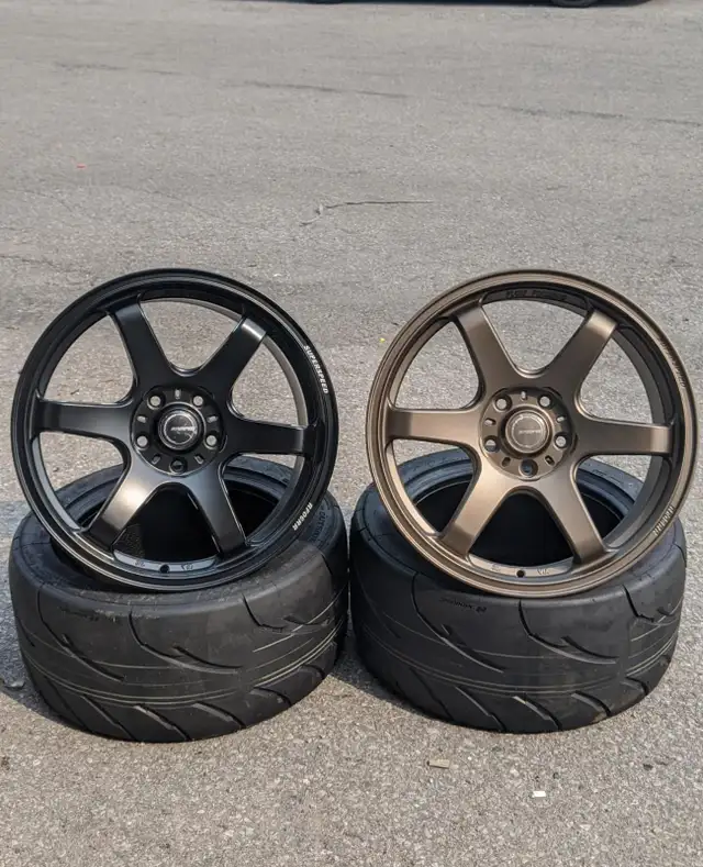SALE SuperSpeed RF06RR 18x9.5 5x114.3 5x120 matt black bronze in Tires & Rims in Markham / York Region - Image 2