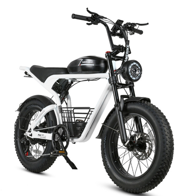 1000W Retro Fat Tire Ebike 55-60kph Free Shipping 1Yr Warranty in eBike in Downtown-West End - Image 4