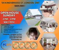 AWESOME 4 LEVEL BACKSPLIT - OPEN HOUSE SUN 2 - 4 PM May 19th