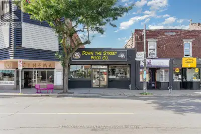 Prime Ottawa St North Building with vacant restaurant space and vacant bachelor apartment above. Fle...