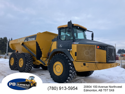 2019 John Deere 410E Articulating Dump Truck Air-conditioned cab, Rearview camera, Positive Air shut...