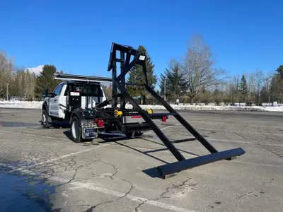 2024 Ford F550 Regular Cab Hook Lift Truck Package Stellar Shuttle Flex 84 Hook Lift Handles dump an...