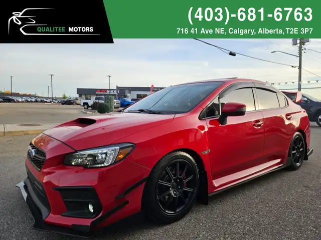 2018 Subaru WRX LIMITED SPORT-TECH 6 SPEED MANUAL 2.0L