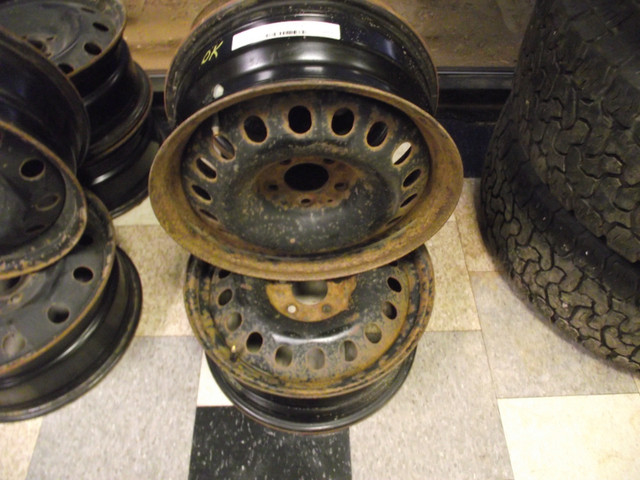 SET OF 4 AFTERMARKET STEEL WHEELS 17X7, 5X114.3, 71.5 BORE, 40OS in Tires & Rims in Edmonton