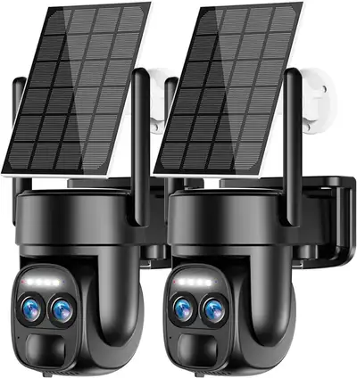 BRAND NEW - Uniter 4K Solar Security Cameras Wireless Outdoor..., View more