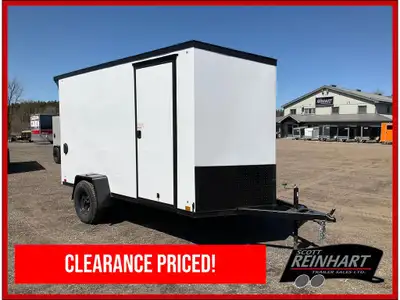 2025 Cross Trailers 6x12 Plus Slant Wedge Nose Alpha SA Cargo Trailer 2990LB GVWR, 3500LB Torsion Of...
